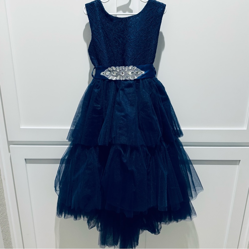 Maya Cobalt Blue Party/Wedding/Holiday Girl Dress Size 7 SARA Dresses